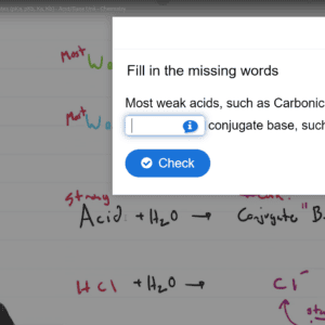 Strength of Acids / Bases and their Conjugates. pKa, pKb, Ka, Kb (Lumi/H5P)