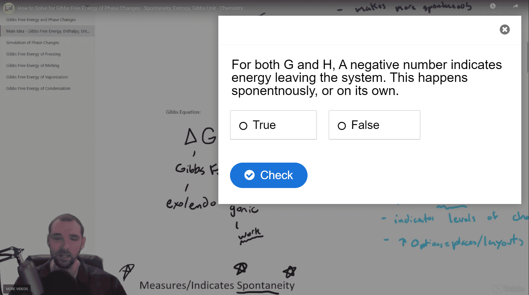 Applications of Thermodynamics Interactive Videos (Lumi/H5P)